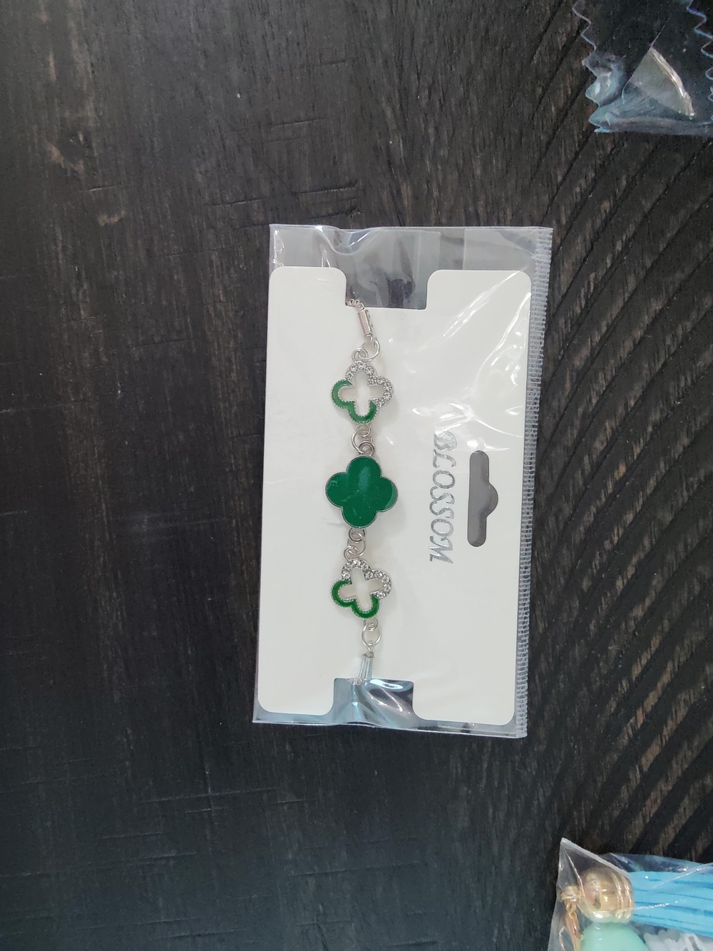 Green Clover-Link Women's Bracelet - Unbranded